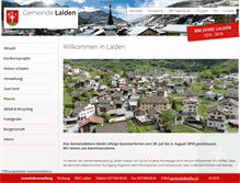 Tablet Screenshot of lalden.ch